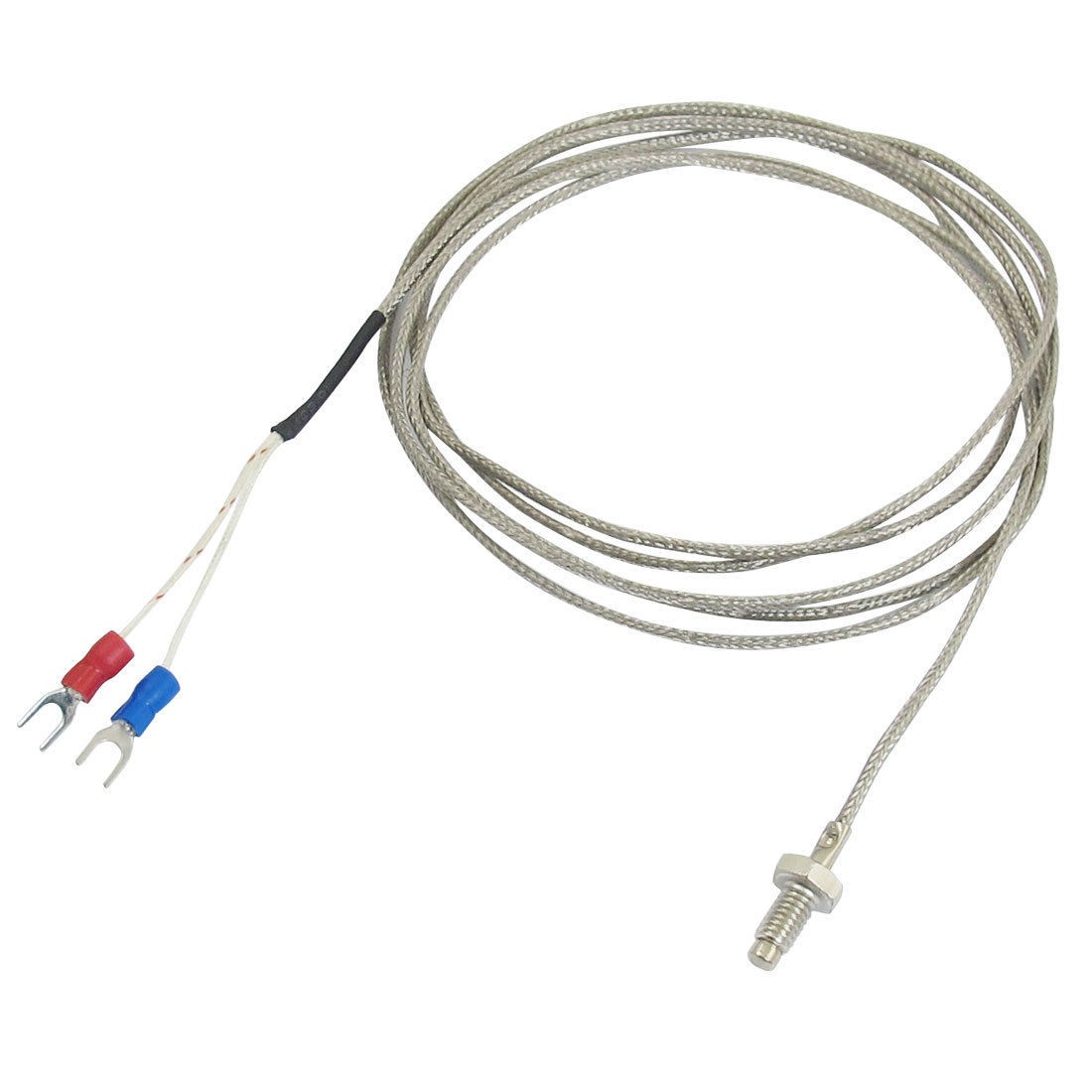 K Type 800C 6mm Thread Screw Thermocouple Temperature Measurement Sensor 2M