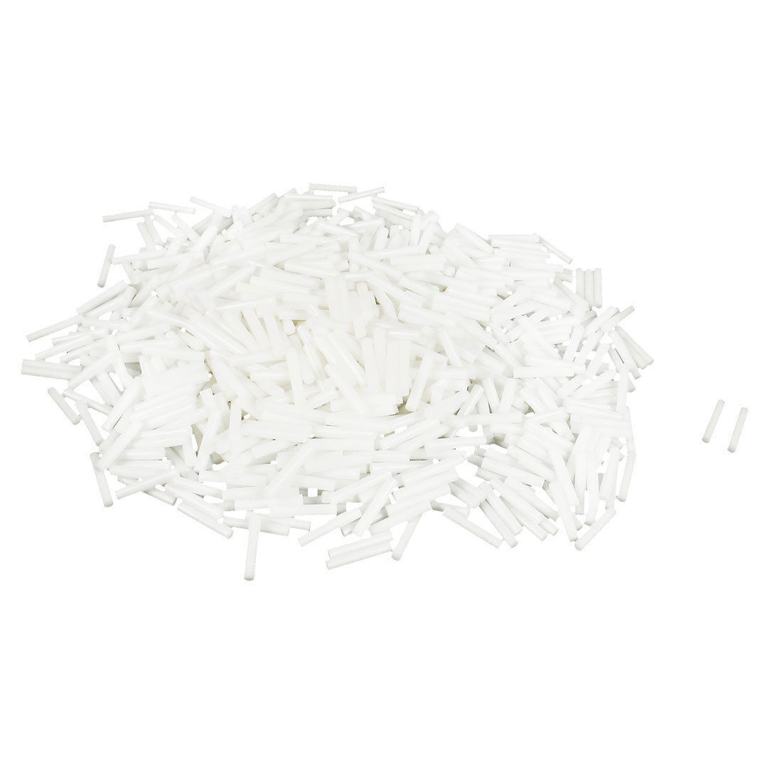 1000 Pcs White Buffer Cushion Cylinder PU Bush 5mm x 30mm