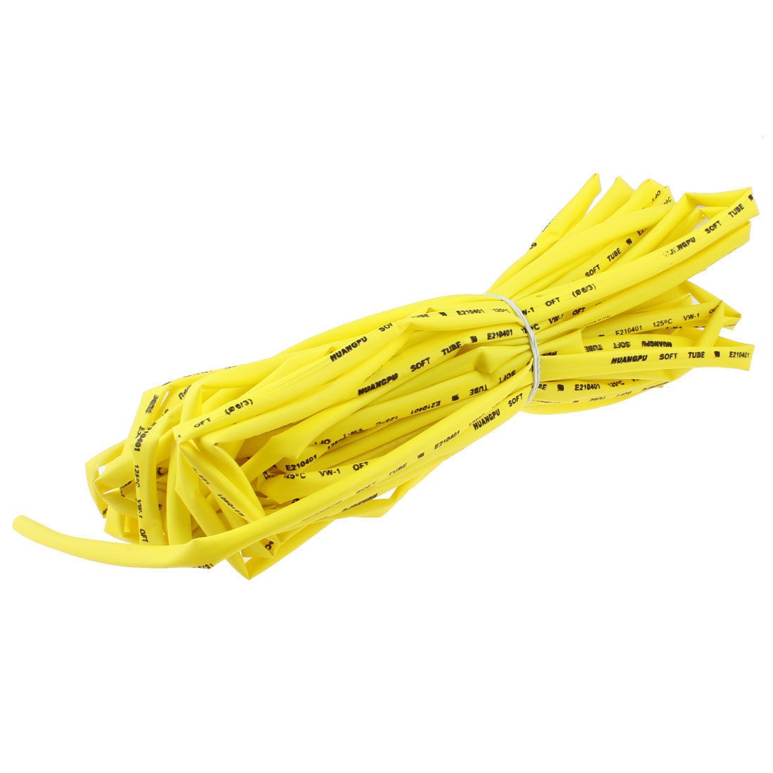 6mm Dia Ratio 2:1 Heat Shrinkable Tube Shrink Tubing 10M Yellow