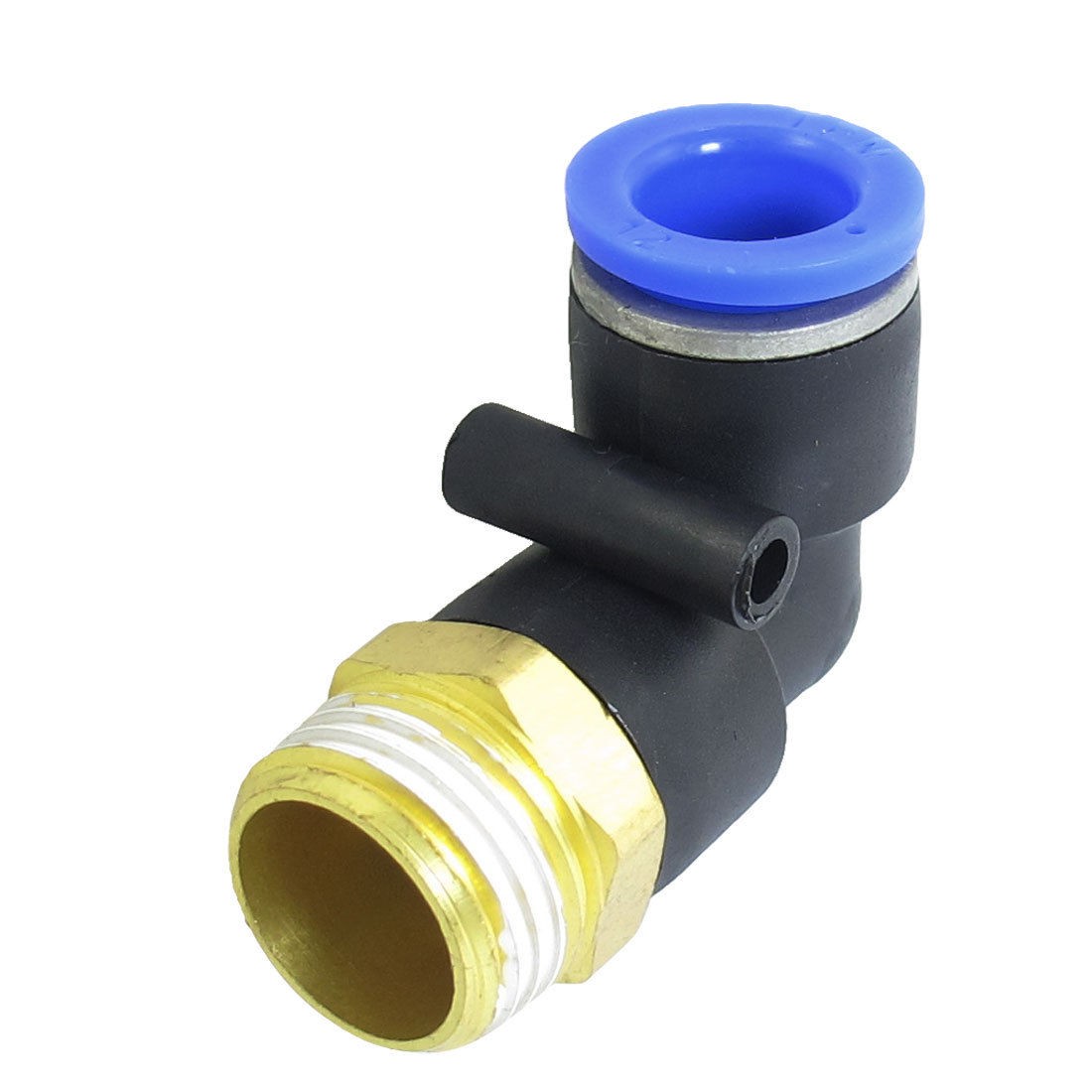 Pneumatic 12mm Hole 20mm Male Threaded Quick Fittings Connector