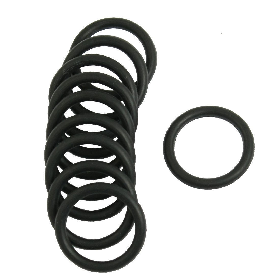 10 Pcs 16mm x 2mm Mechanical Rubber O Ring Oil Seal Gaskets