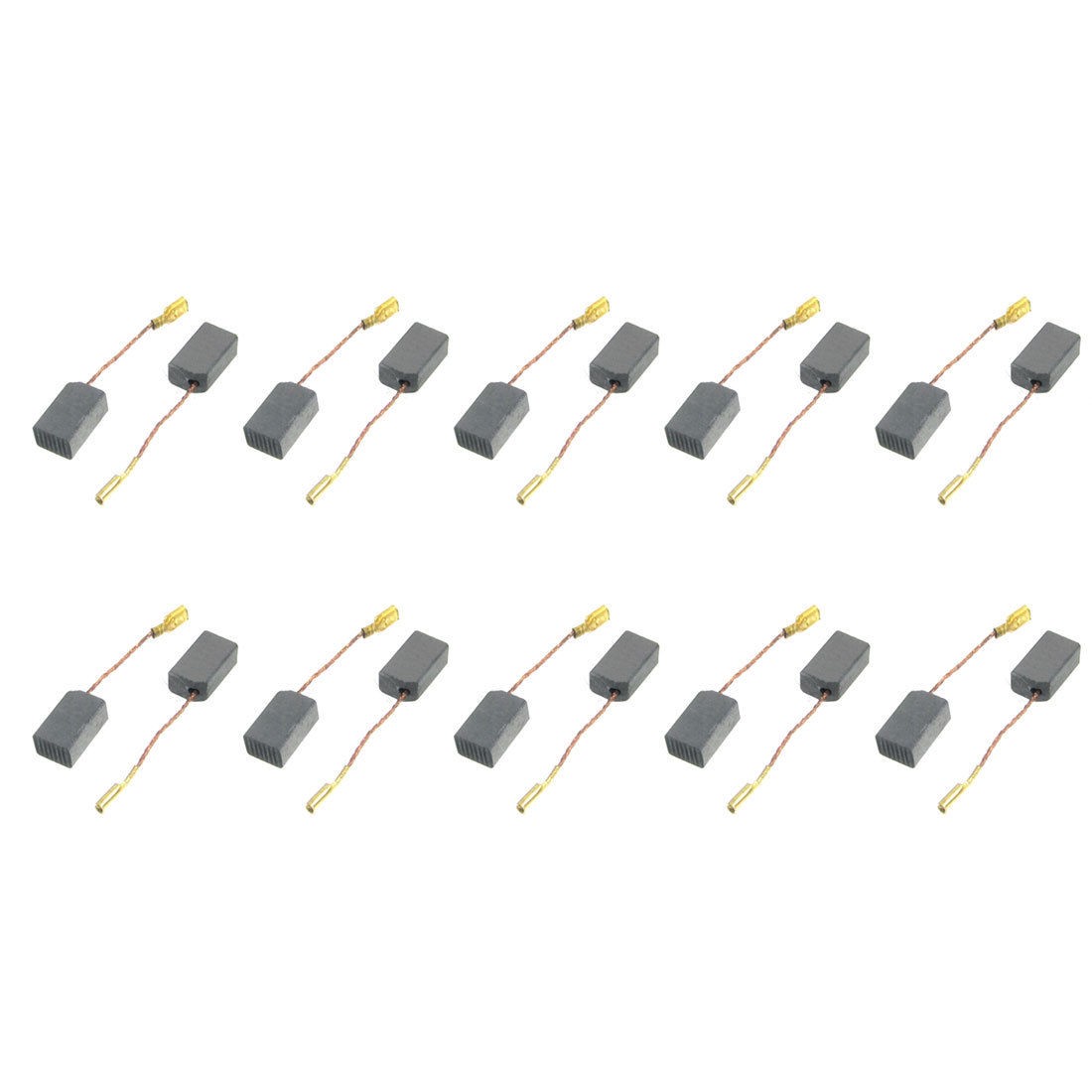 33/64" x 15/64" x 7/25" Motor Carbon Brushes 10 Pcs for Angle Grinder