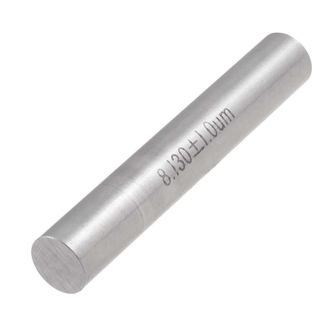 Hole Measuring 8.13mm x 50mm Pin Gage Gauge w Plastic Cylindrical Box