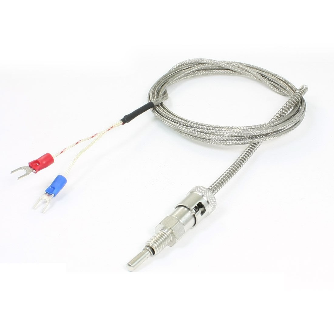 2M Cable Compression Spring Thermocouple K Type Temperature 400 Celsius