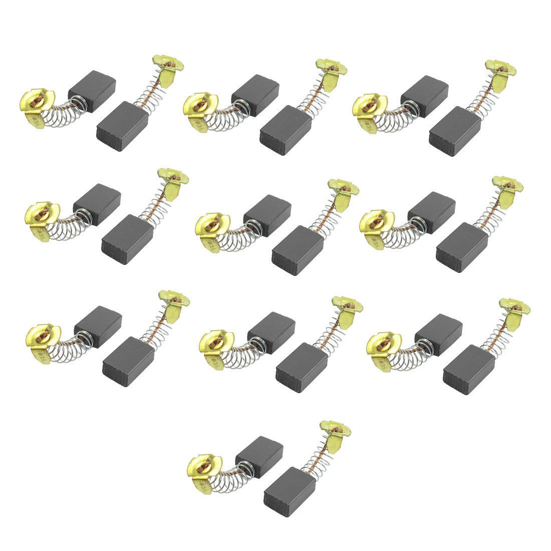 10 Pair 19/32" x 25/64" x 15/64" Power Tool Part Motor Carbon Brushes