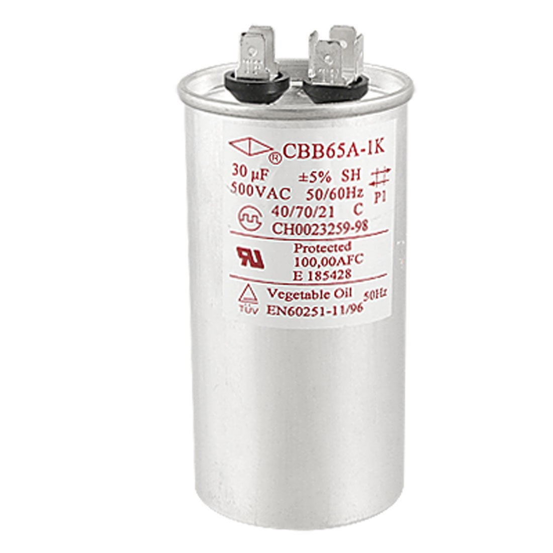 Air Conditioner AC 500V 30uF Polypropylene Film Motor Capacitor