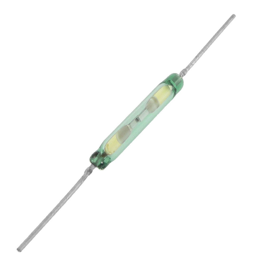 10 Pcs 10-15AT 18.5mm Glass Tube Length SPST N/O Reed Switches