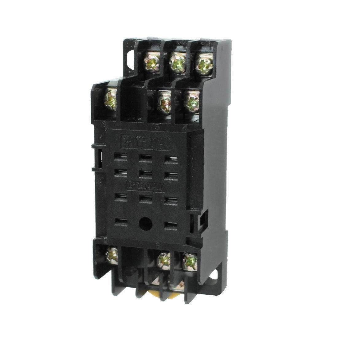 DYF11A 11 Pins DIN Rail Mount Power Relay Holder Socket Base for HH53P MY3