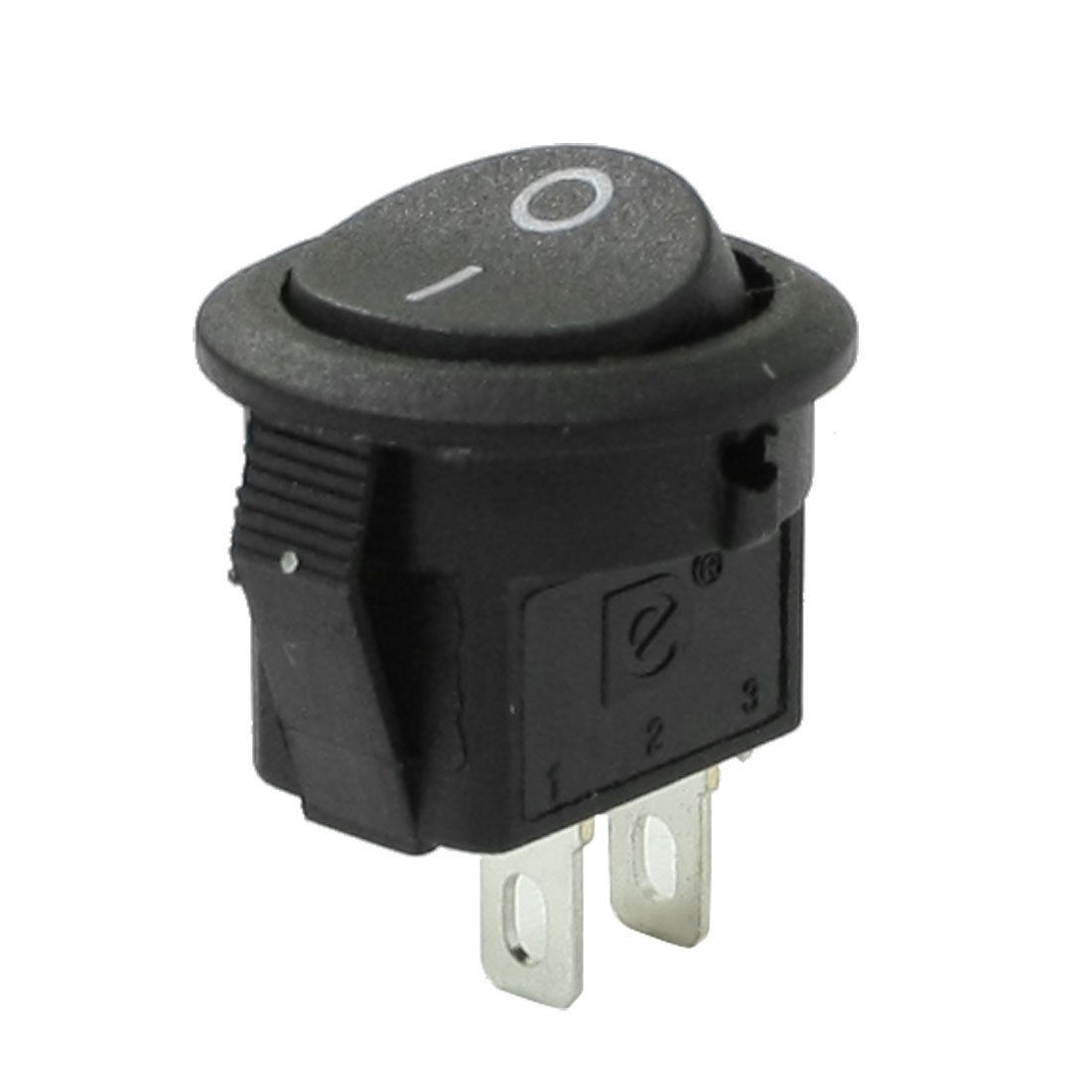 AC 250V/3A 125V/6A SPST 2 Pins ON/OFF Snap In Boat Rocker Switch