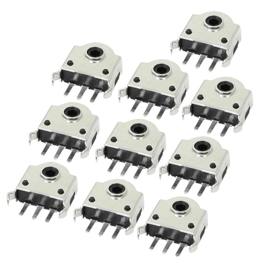 10 Pcs 13mmx10mmx4.8m<wbr/>m 3 Pins Tactile Push Button Switch