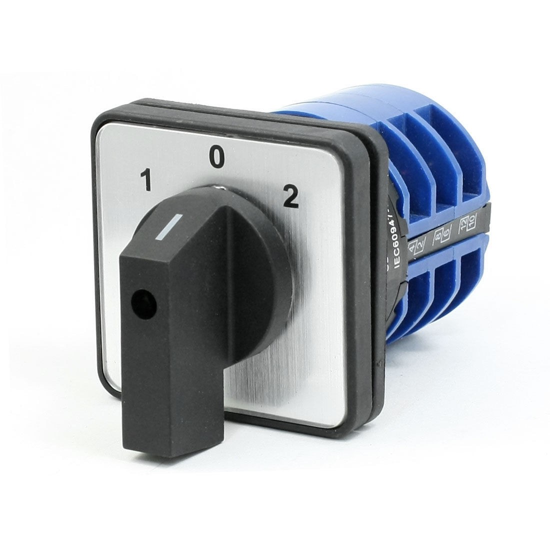 AC 380V 12A Latching 4 Terminals 1-0-2 4KW Cam Combination Changeover Switch