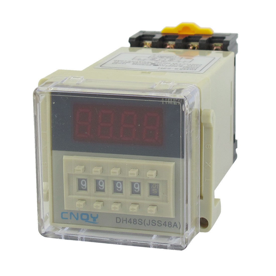 DH48S-2ZH Power on Time Delay Relay 8-Pin DPDT 0.01S-9999H AC 110V w Socket