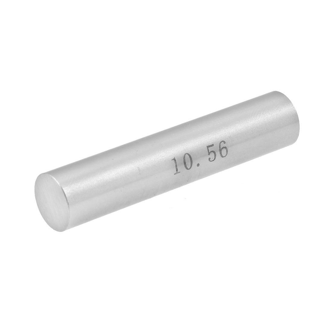 Hole Measuring 10.56mm x 50mm Pin Gage Gauge w Plastic Cylindrical Box