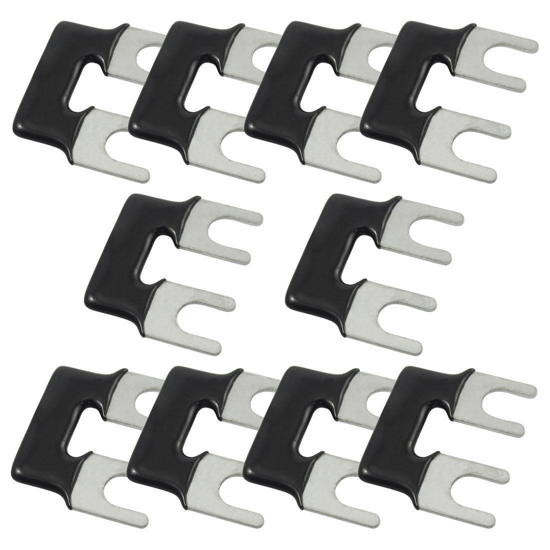 TB2502 400V 10A 2 Postions Fork Type Pre Insulated Terminal Stripe 10 Pcs