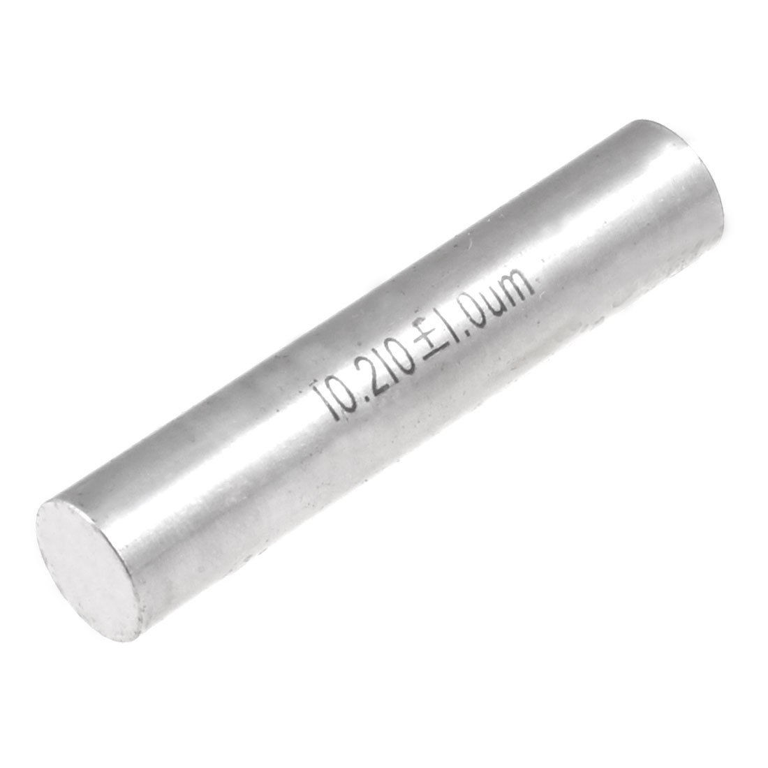 Hole Measuring 10.21mm x 50mm Pin Gage Gauge w Plastic Cylindrical Box