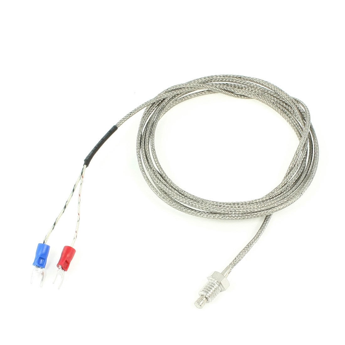 K Type 800 Degree Celsius Thermocouple Sensor Silver Tone