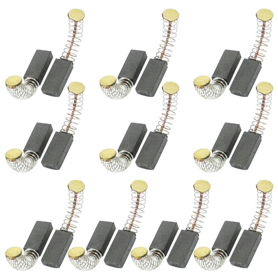 10 Pair 15/32" x 15/64" x 5/32" Replacement Electric Motor Carbon Brushes