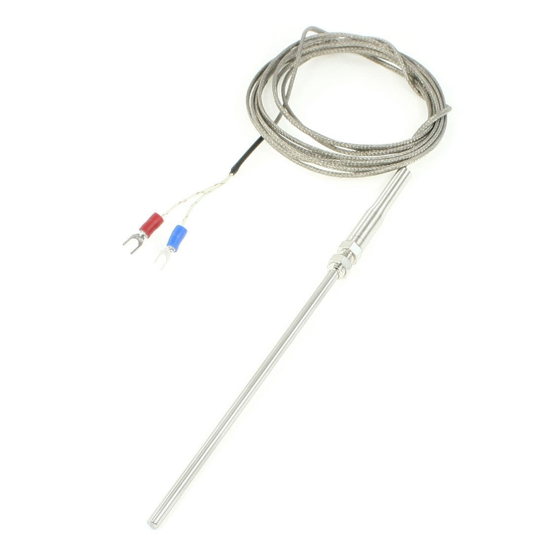 3 Meters K Type 800 Degree Celsius Thermocouple Sensor 5mm Probe Diameter