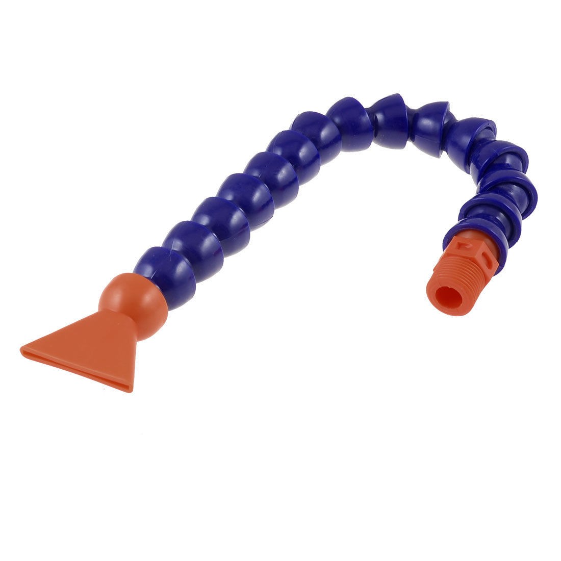 3/8" PT Threaded Flat Nozzle Water Oil Coolant Pipe Hose Navy Blue