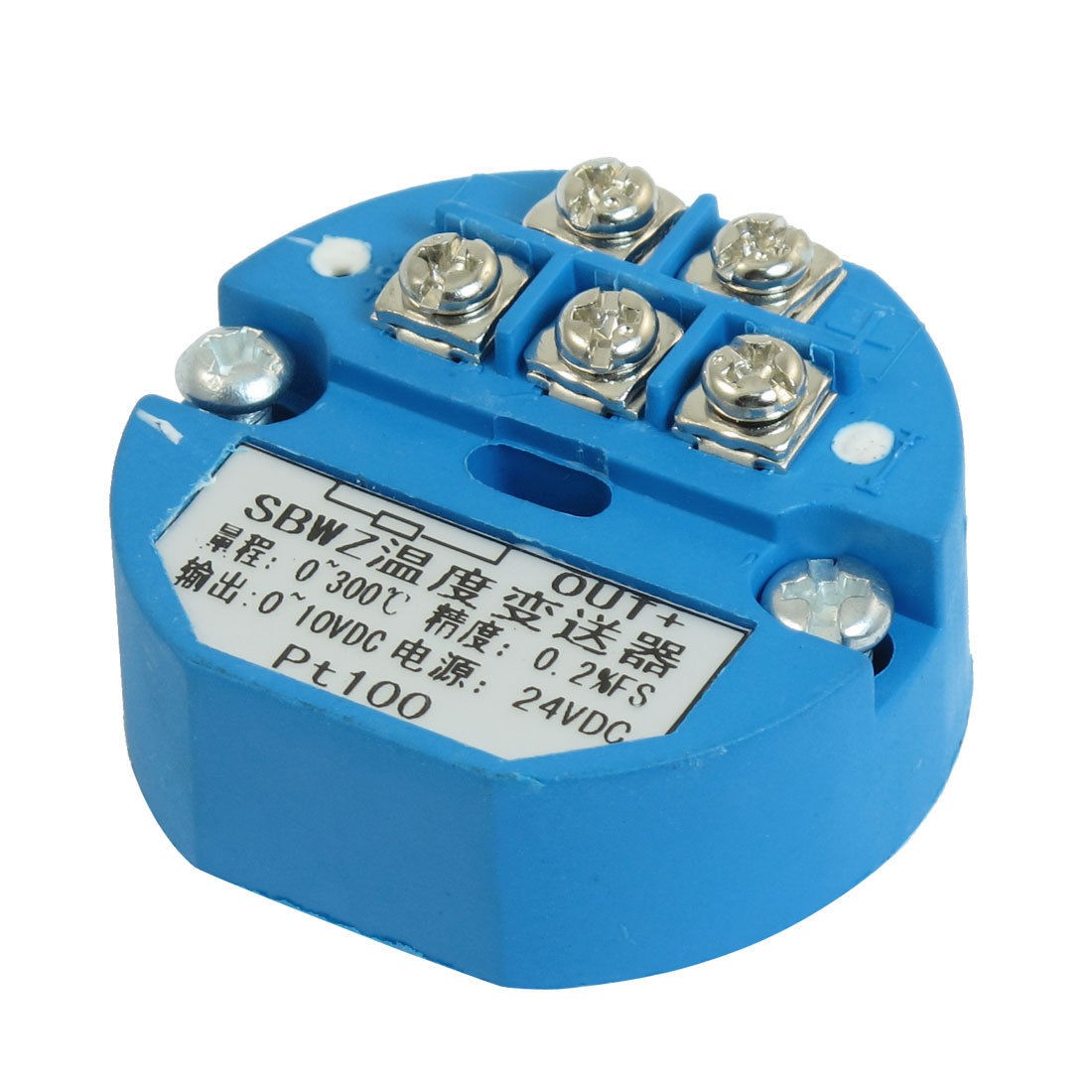 PT100 Temperature Sensor Transmitter 0-300C Output 0-10V DC