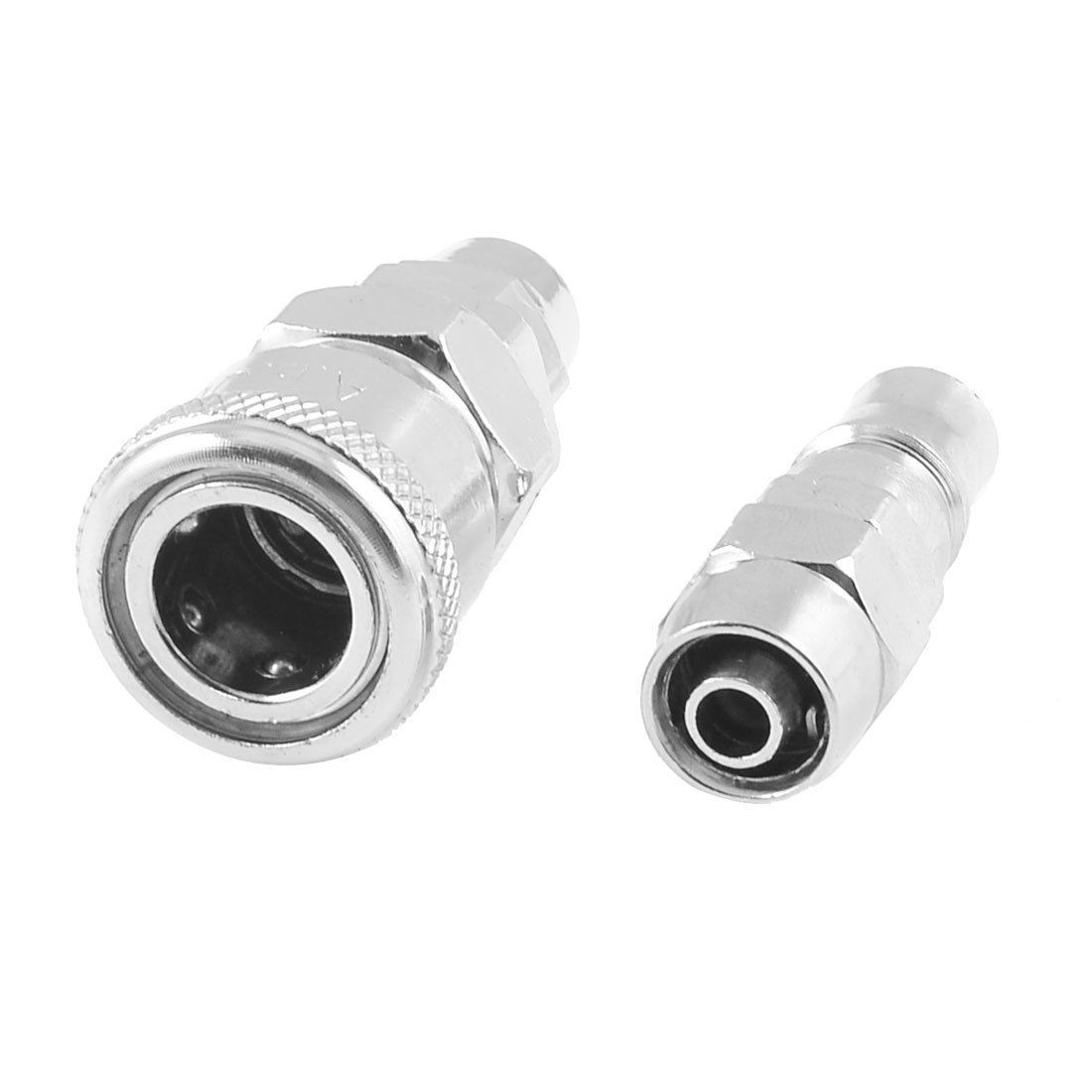 Straight 2 Ways Air Quick Coupler Coupling Joint for 6mm x 10mm Pipe