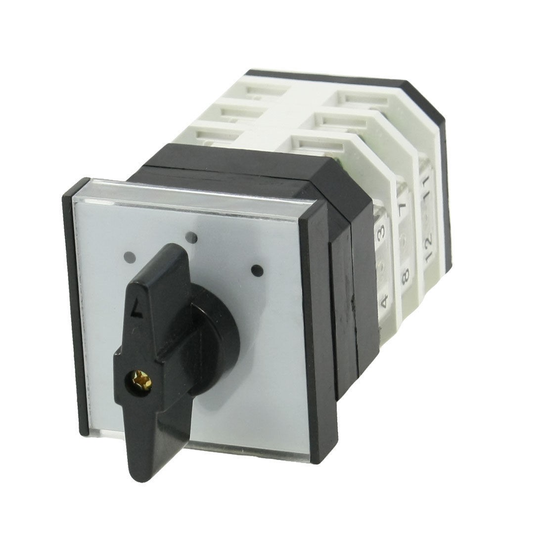 Ui 500V Ith 16A 1/0/2 ON/OFF/ON 3 Positions Rotary Cam Changeover Switch