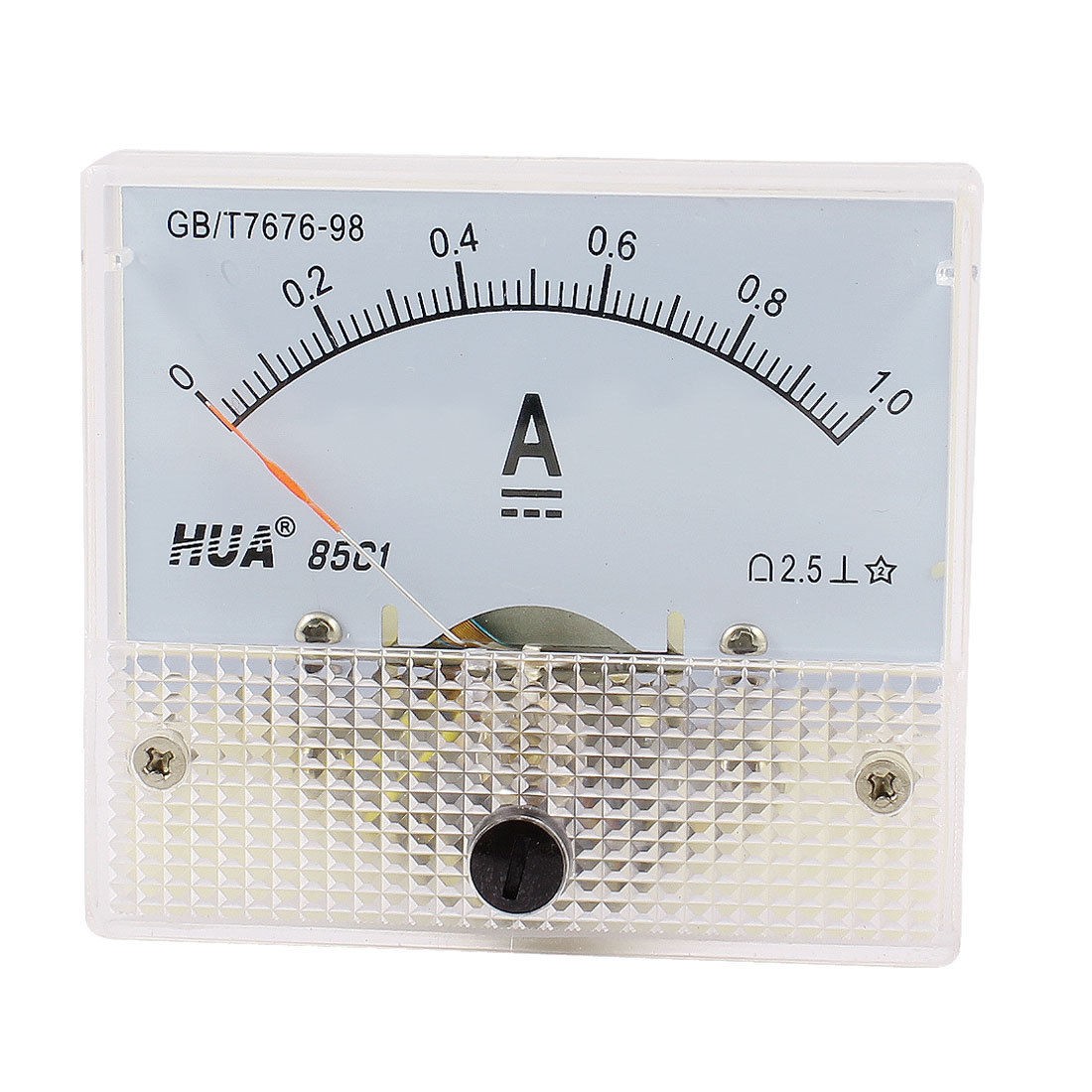 DC 0-1A Ampere Needle Panel Meter Gauge Amperemeter 85C1 w Screws