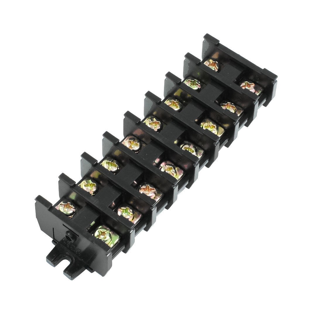 600V 30A 3 Position Detachable Dual Row Screw Terminal Barrier Strip Pair