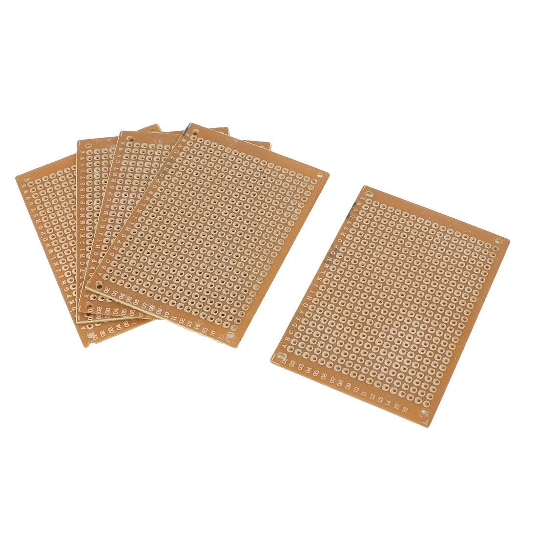 5cm x 7cm Prototyping Universal Rectangle Circuit Board Stripboard 5 Pcs