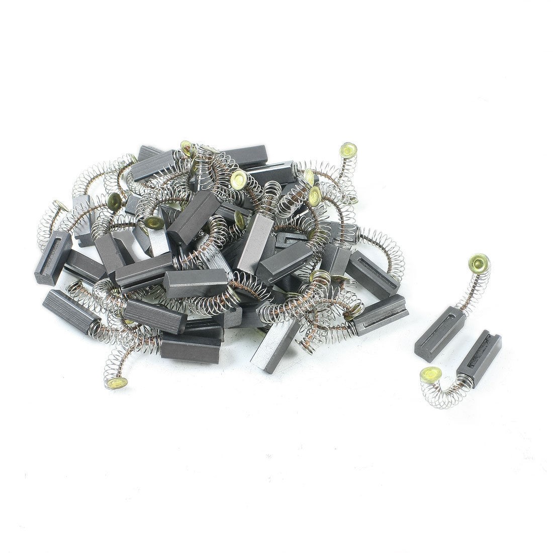 50 Pcs 15/64" x 15/64 x 11/16" Spring Carbon Brush