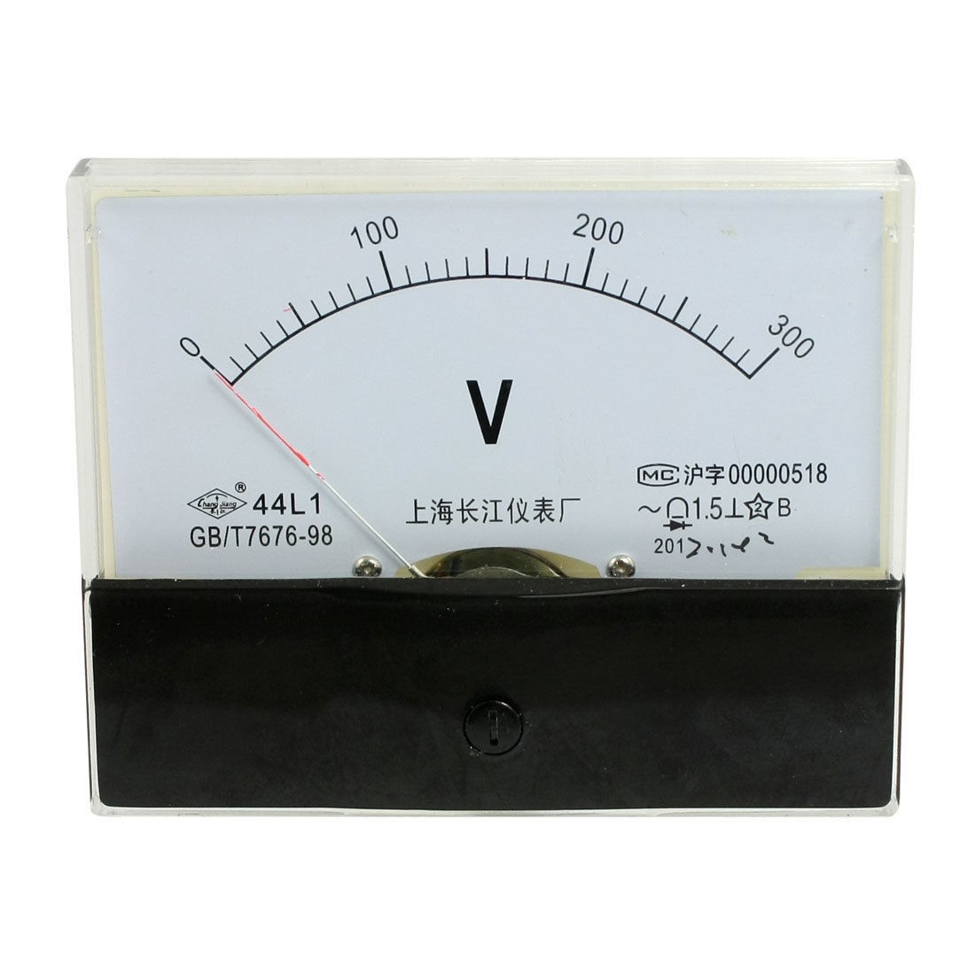 44L1 AC 0V-300V Rectangle Analog Panel Volt Meter Voltmeter Gauge