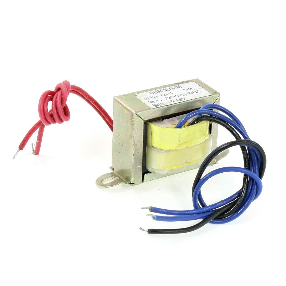 EI-41 Model 220V 50Hz Input AC Double 18V Output 5VA Power Transformer
