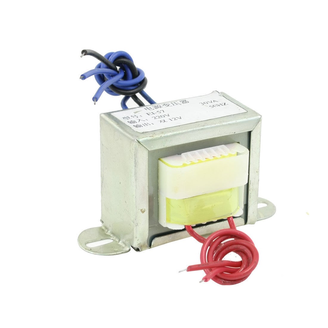 Open Frame EI Ferrite Core AC 12V Output EI-57 Type 30VA Power Transformer