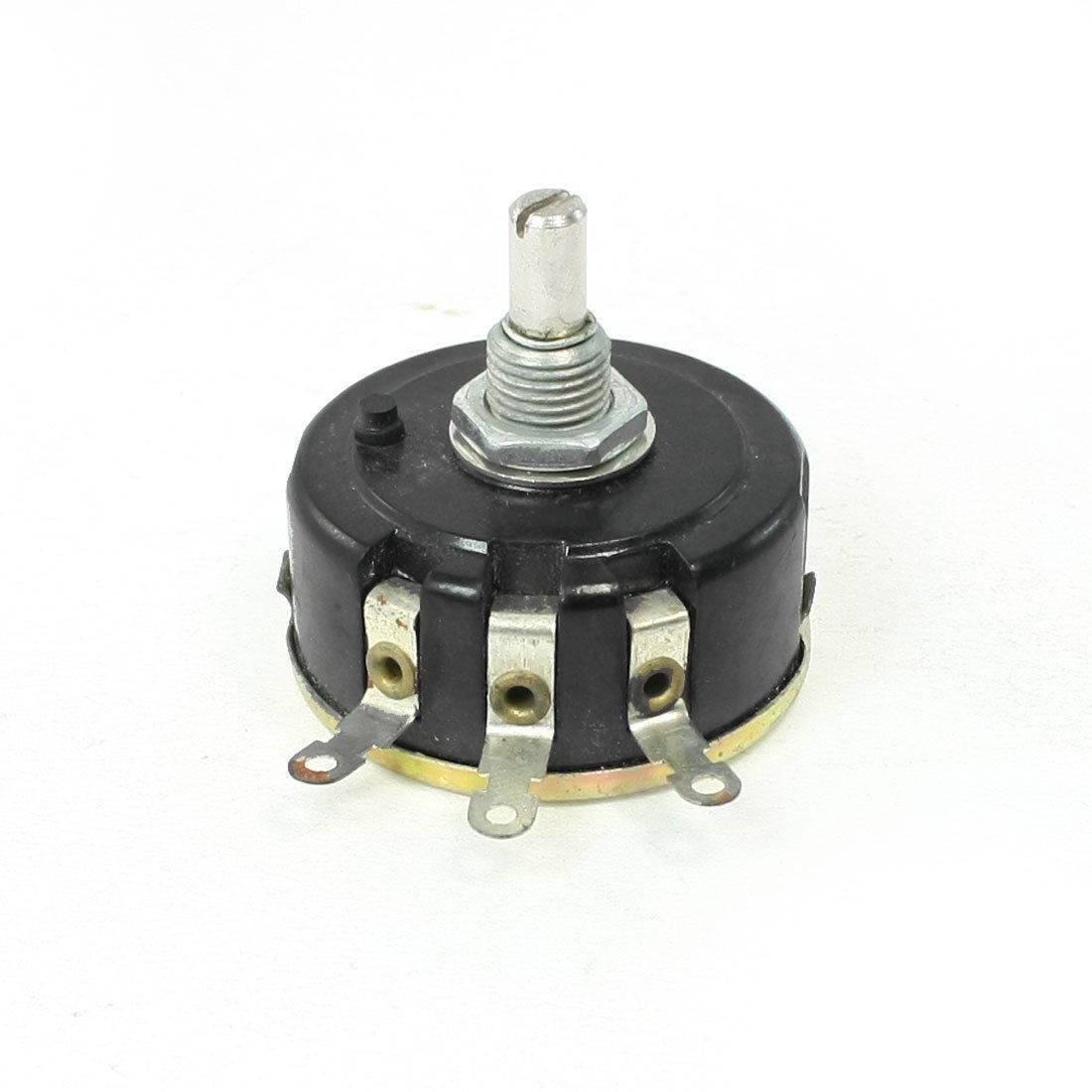 22K ohm Single Turn Carbon Composition Rotary Taper Potentiometer