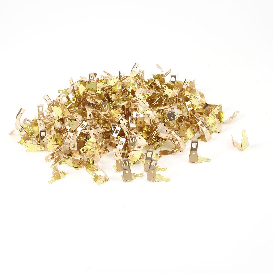 500 Pcs 540-0.13 3.8 Gold Tone Carbon Brush Holder for 545 550 Motor