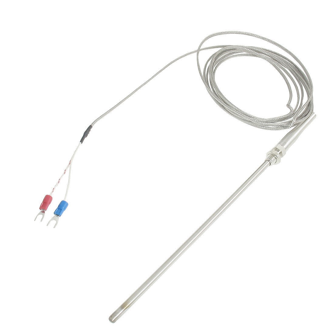 K Type 0-400 Degree Celsius Thermocouple Probe Sensors 2.7M 8.9Ft Lcprf