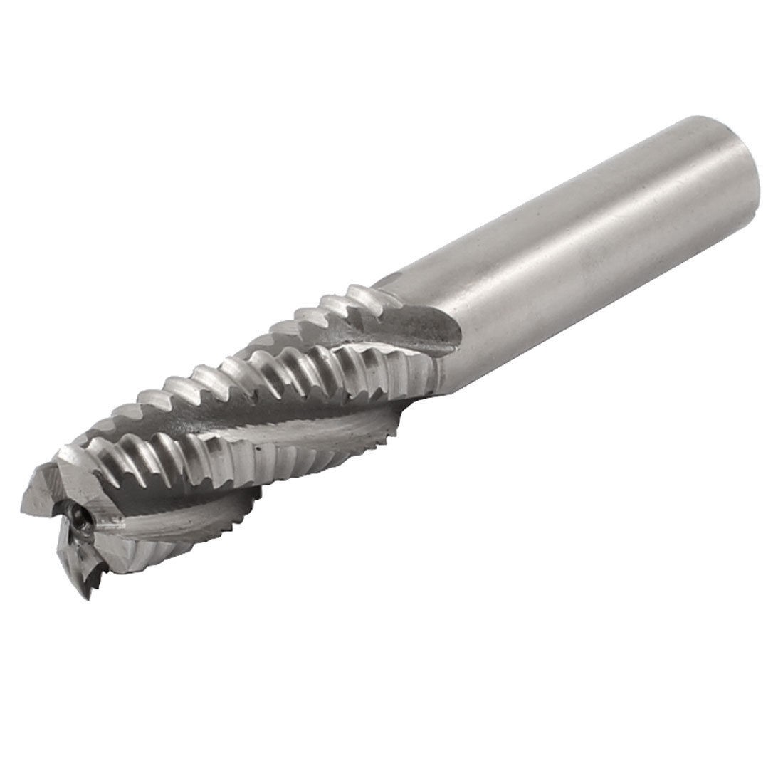 12mm x 14mm x 40mm x 80mm 4 Flutes HSS AL End Mill Milling Cutter Tool