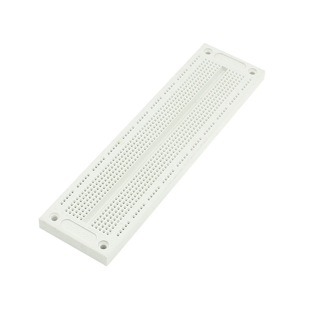 SYB-120 700 Points 60x12 Plastic PCB Prototype Solderless Breadboard White