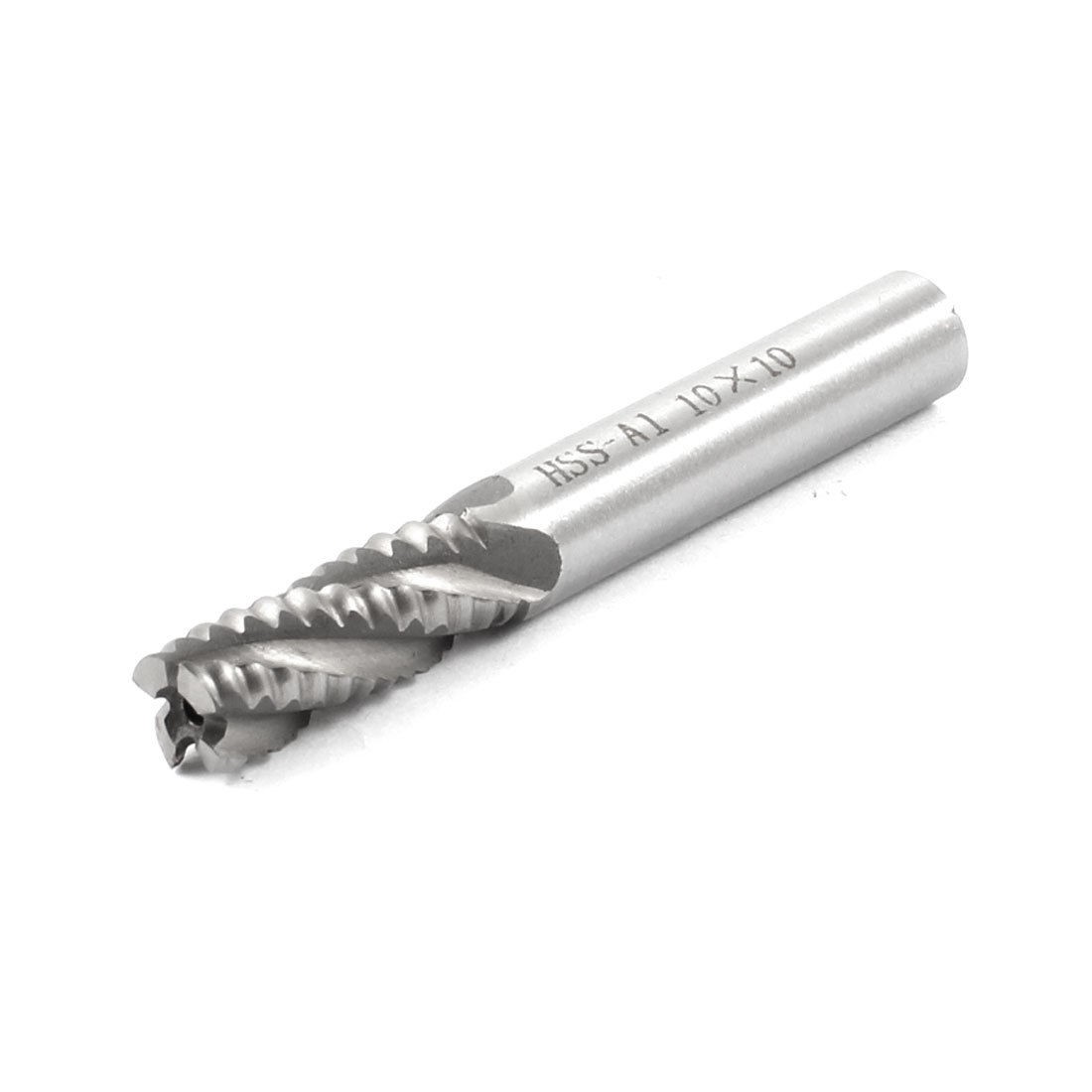 10mm x 10mm x 30mm x 70mm Straight Shank Drilling Hole HSS-AL Twist Drill Bit