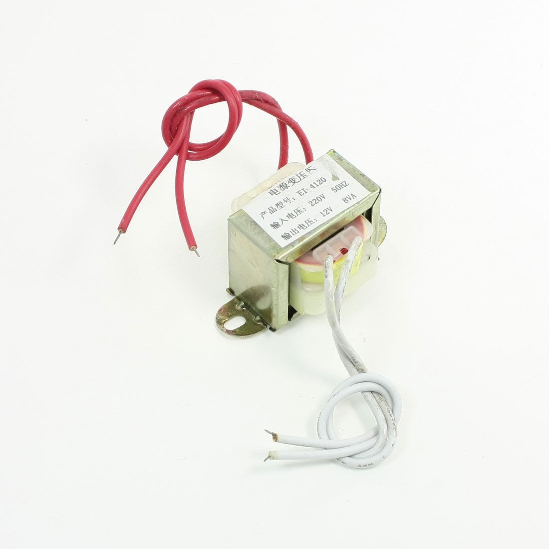 8VA AC 12V Output EI Ferrite Core Vertical Mounting EI-4120 Power Transformer