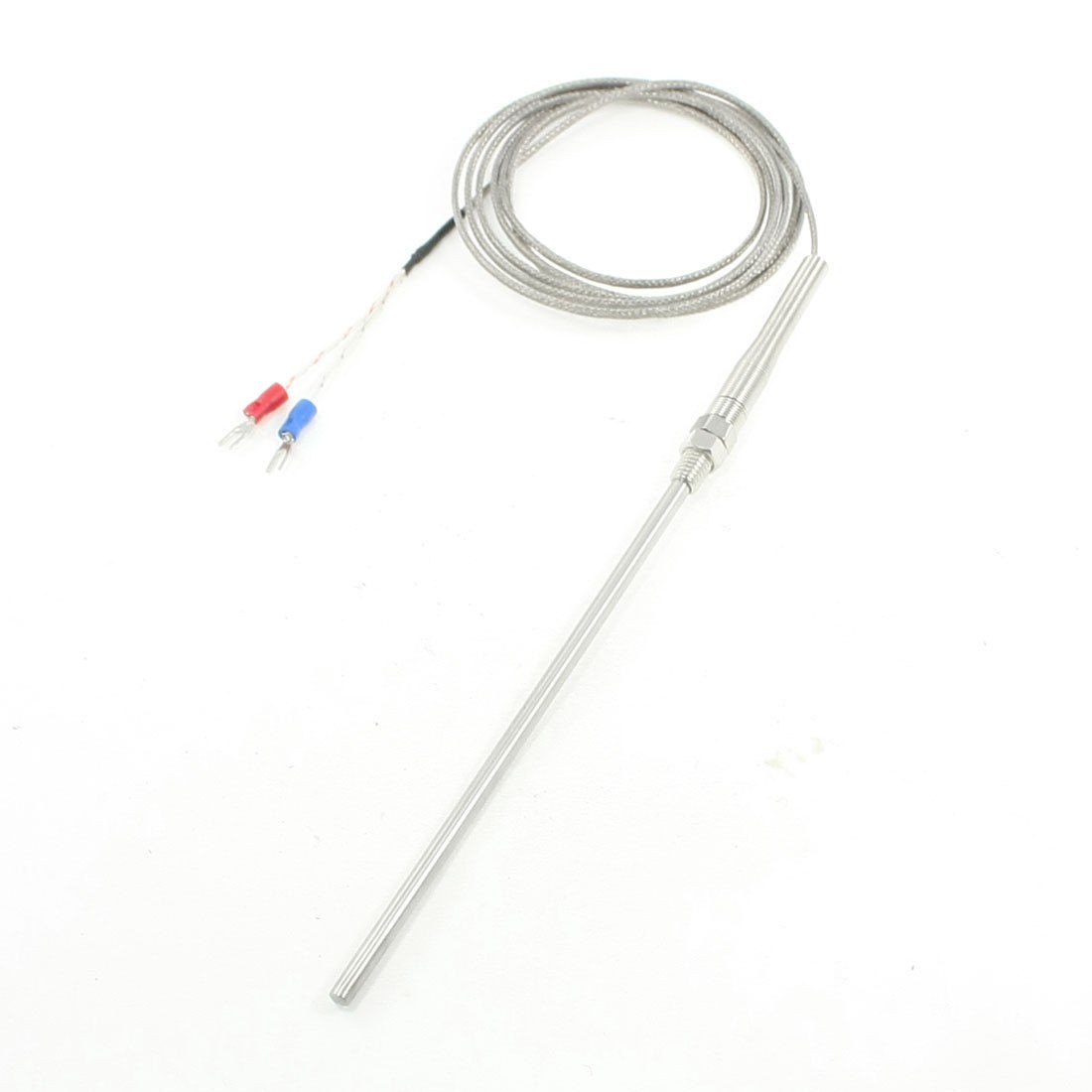 5mm x 150mm Temperature Sensor Head K Type Thermocouple Probe 2M