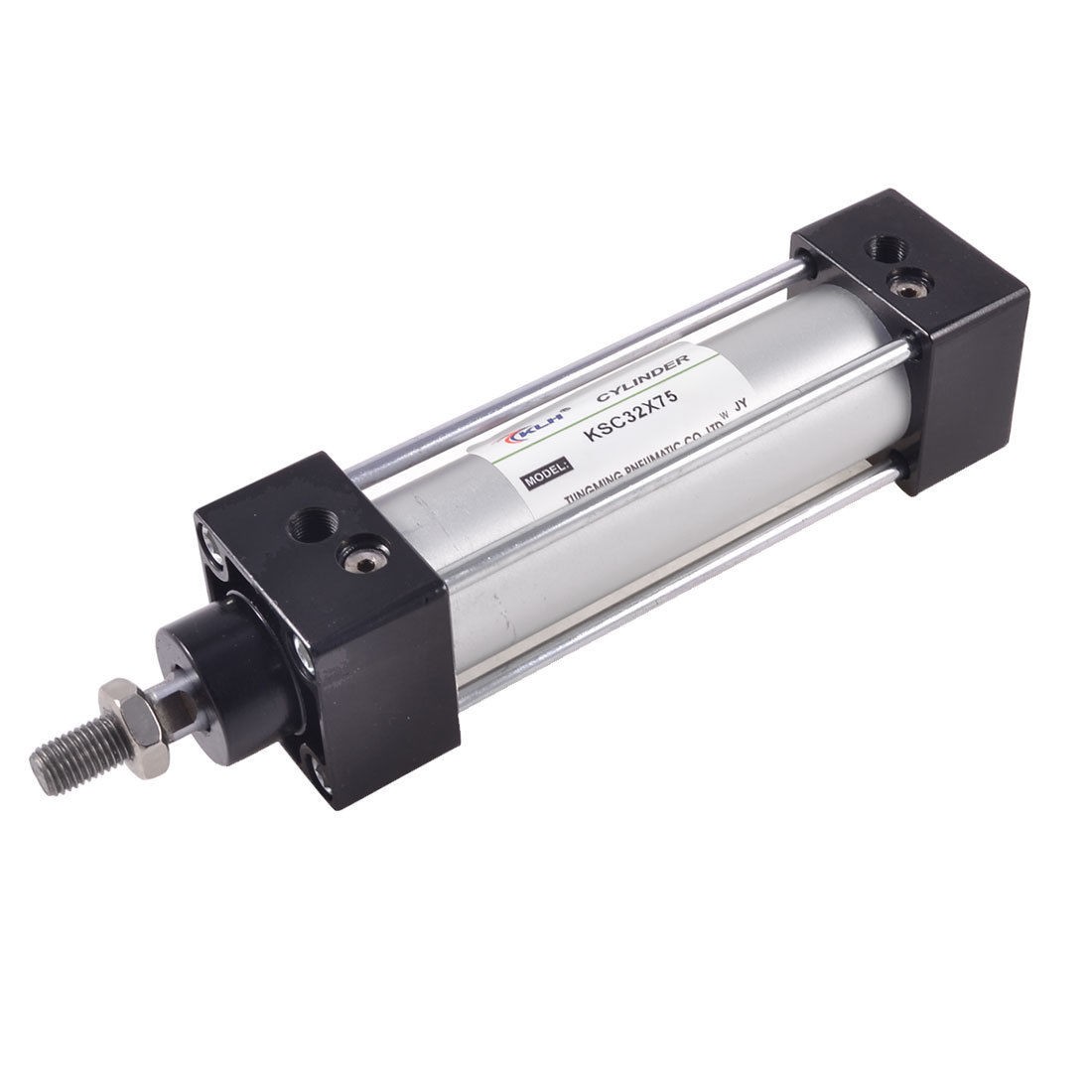Single Rod Double Action Aluminum Alloy Pneumatic Air Cylinder 32mmx75mm