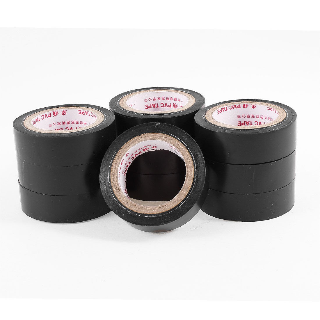 10 Pcs 60mm x 15mm PVC Electrical Wire Connecting Insulation Tape Black