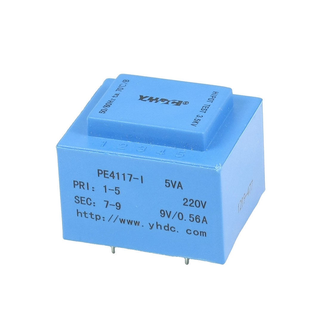 5VA Power 4 Welding Pins PCB Safety Encapsulated Transformer