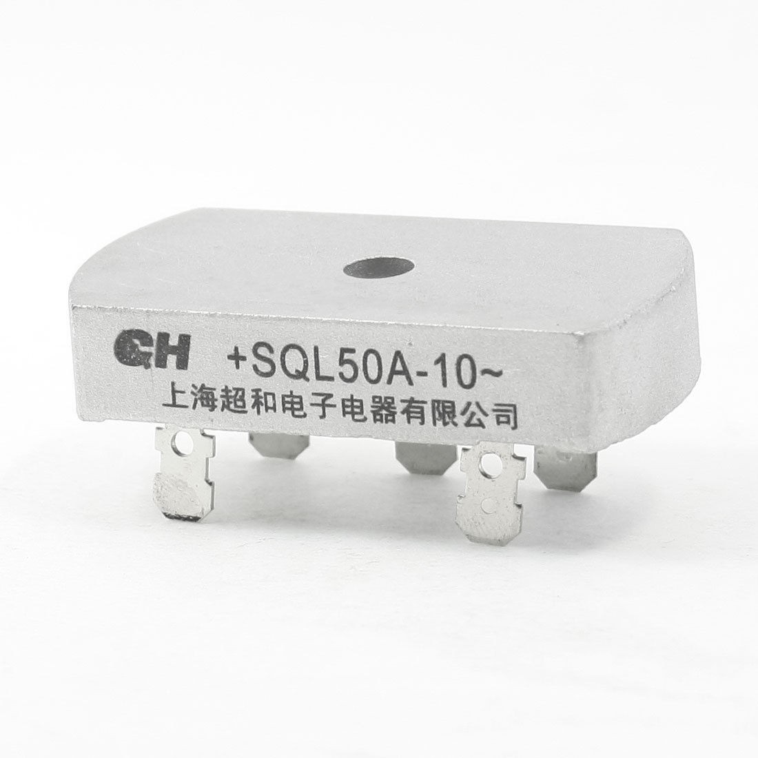 SQL50A-10 1KV 50A Three Phase Bridge Rectifier Half-Wave Silver Tone