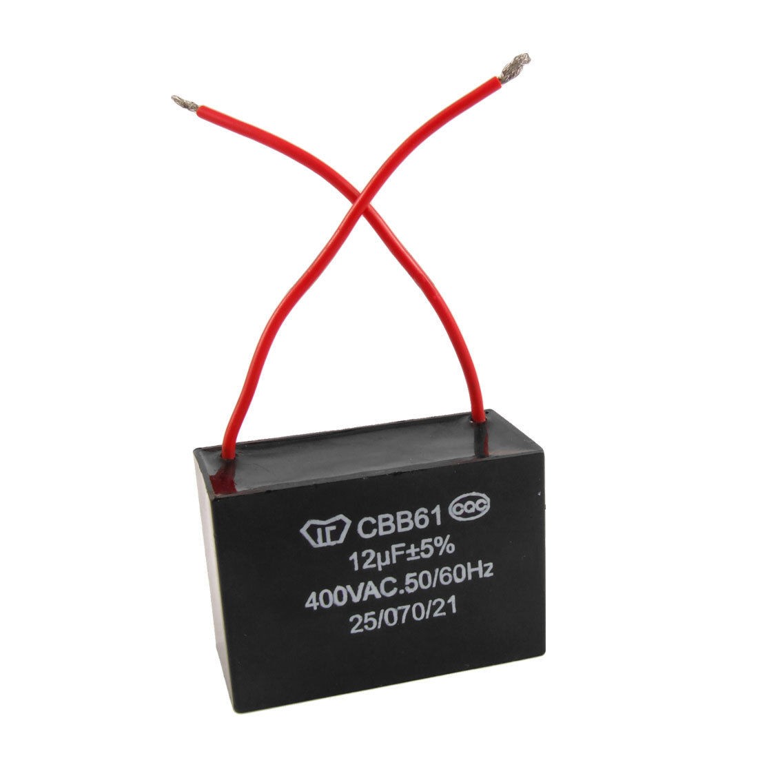 12000nF 12 uf MFD 400VAC 50/60Hz 2 Wire Fan Capacitor CBB61