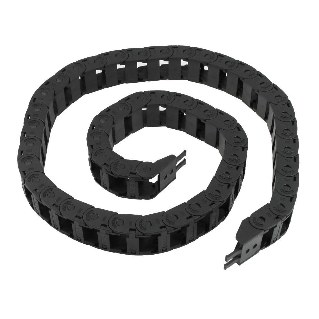 15mm x 20mm Flexible Semi Enclosed Towline Drag Chain Carrier 100cm