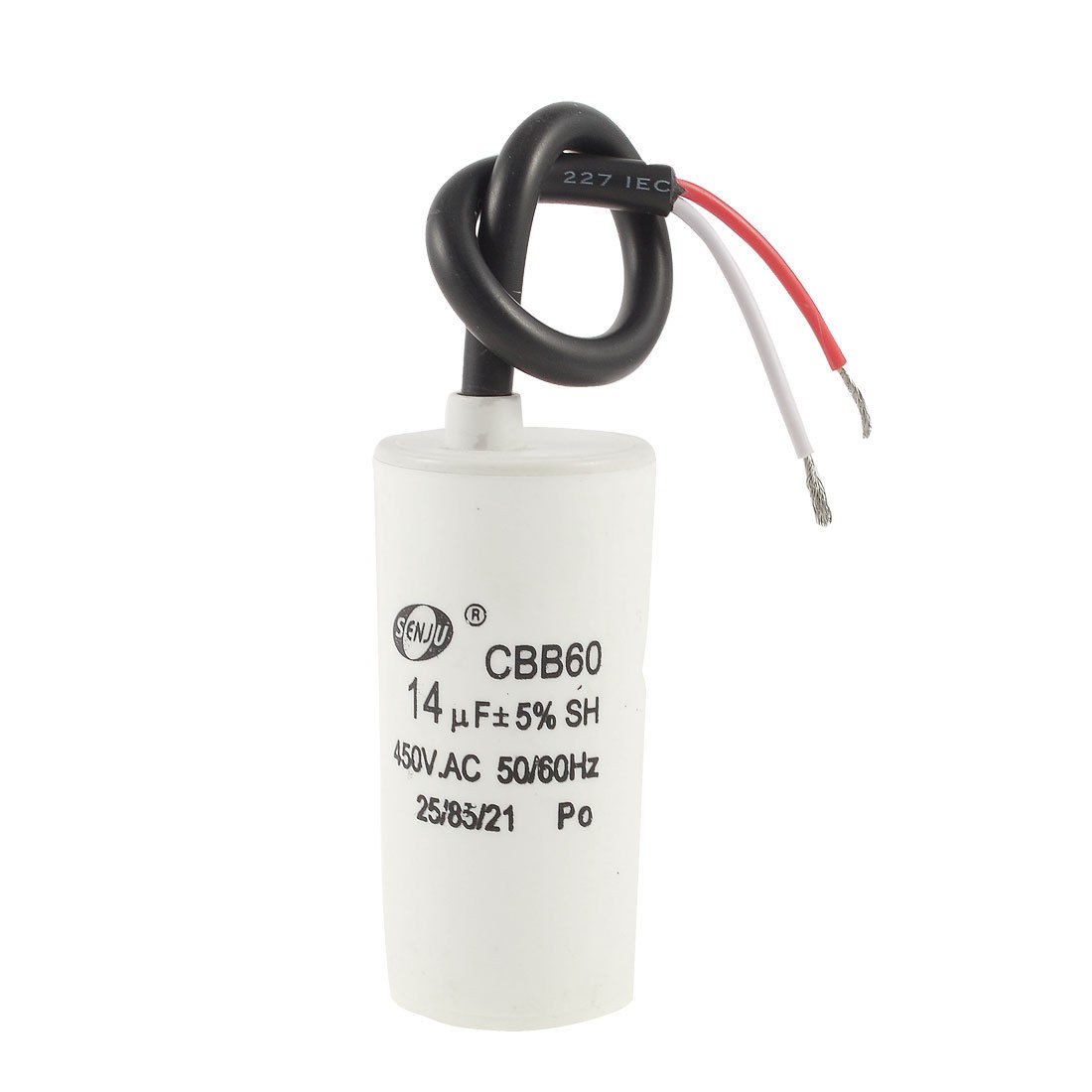 CBB60 AC 450V 14uF Polypropylene Film Coated Motor Running Capacitor