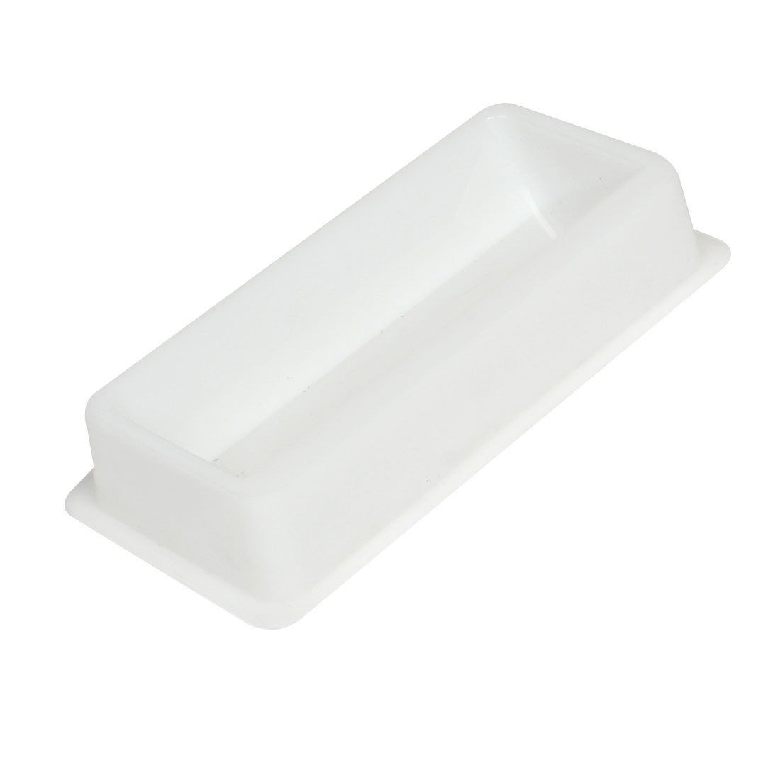 50mL Capacity White Plastic Liquid Transfer Trough for Lab