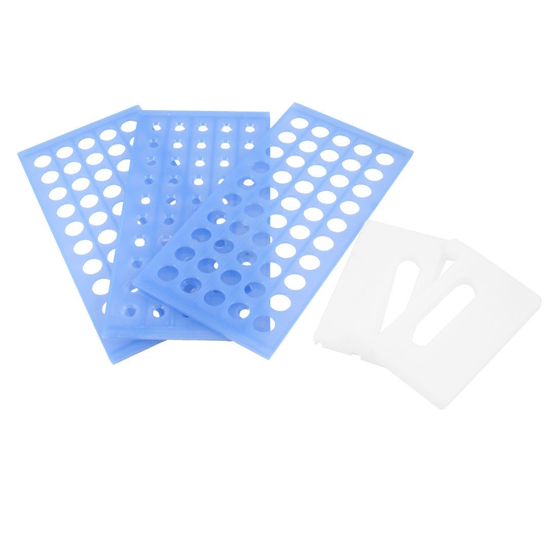 Laboratory Lab Blue Plastic 50 Socket 13mm Diameter Test Tube Stand Holder